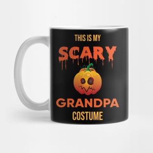 This Is My Scary Orange Pumpkin Halloween GrandPa Custome Mug